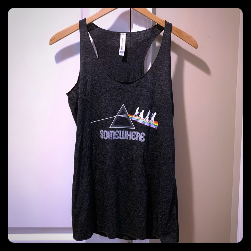 SOMEWHERE Over the Dark Side of the Moon Tanktop